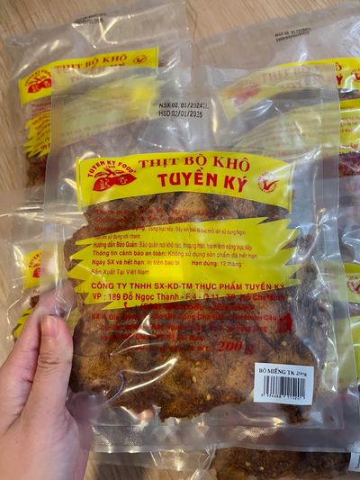Khô bò miếng Tuyền Ký 200g
